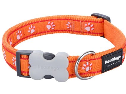 obojek red dingo Desert Paws Orange