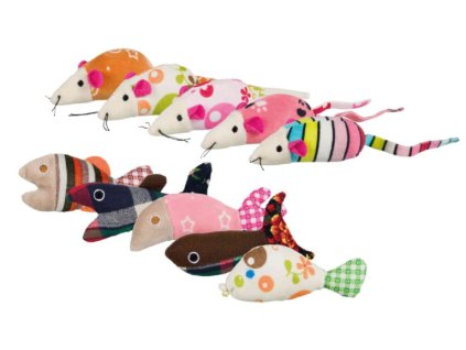 myska rybka catnip hracka pro kocku