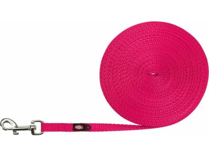 Stopovací vodítko ultralehké nylon ploché 15m/10mm Fuchsiová