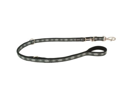 Vodítko Red Dingo malé přepínací 2m/12mm Paw Impressions Black