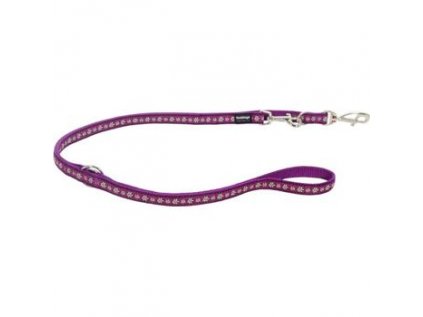 Vodítko Red Dingo malé přepínací 2m/15mm  Daisy Chain Purple