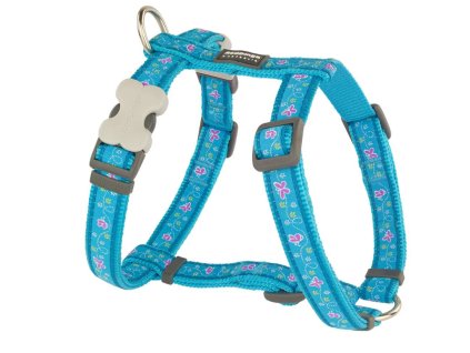 postroj red dingo butterfly turquoise tyrkys pes