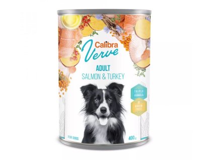 Calibra Dog Verve konz.GF Adult Salmon&Turkey 400g