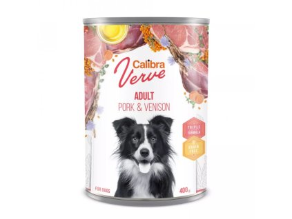 Calibra Dog Verve konz.GF Adult Pork&Venison 400g