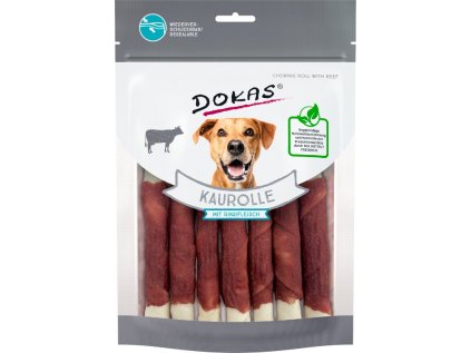 Dokas – Tyčinky z hovězí kůže obalené hovězím masem 190 g