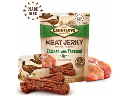 Carnilove Dog Jerky Chicken with Pheasant Bar 100g