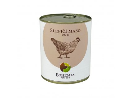 BOHEMIA Slepičí maso ve vlastní šťávě 800g