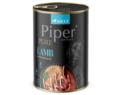 piper konzerva ciste jehneci spenat pro psa