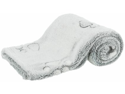 Deka NANDO fleece s vysokým vlasem Sv. šedá