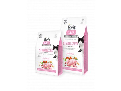 Brit Care Cat GF Sterilized Sensitive 2kg