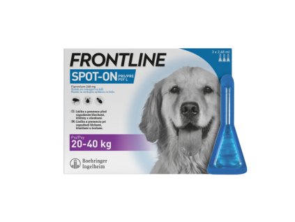 FRONTLINE SPOT ON pro psy L (20-40kg) - 3x2,68ml