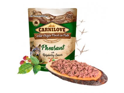 Carnilove Dog Pouch Paté Pheasant & Raspberry 300g