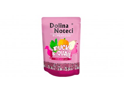 DOLINA NOTECI SUPERFOODS kachna a křepelka pro psy 300 g