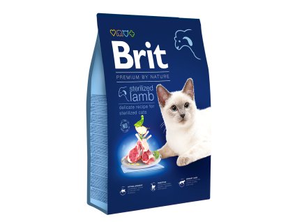 Brit Premium Cat by Nature Sterilized Lamb 1,5kg