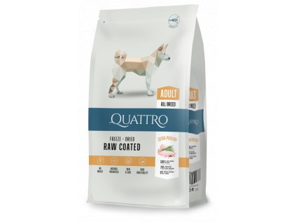 QUATTRO Dog Dry Premium All Breed Adult Drůbež 3kg
