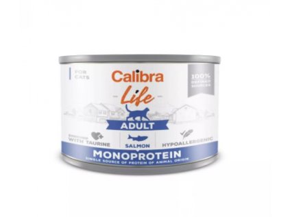 Calibra Cat Life  konzerva Adult Salmon 200g