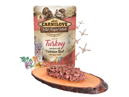 Carnilove Cat Pouch Turkey Enriched With Valerian 85g