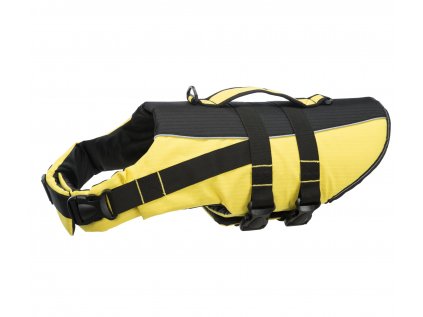 Plavací vesta Life Vest pro psa M 45 cm: 45-72 cm, do 30kg žluto/černá
