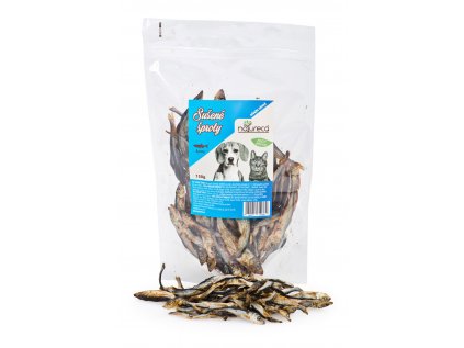 NATURECA pochoutka Šproty sušené 6-8cm 150g pro psa kočka