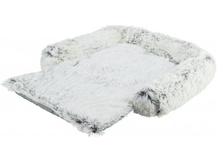HARVEY podložka pelíšek na sedačku 80x130cm  bílá/černá