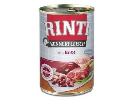 Rinti Dog Kennerfleisch konzerva kachní srdce 400g