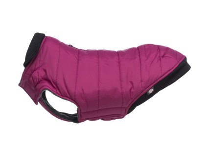 Prošívaná vesta ARLAY pro psa Malinová XXS 18 cm