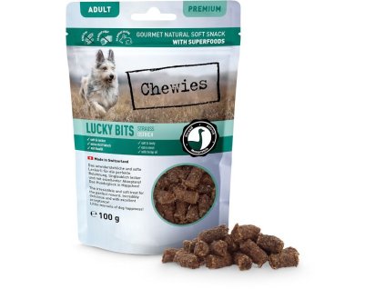 chewies lucky bits pstros pamlsky svycarske