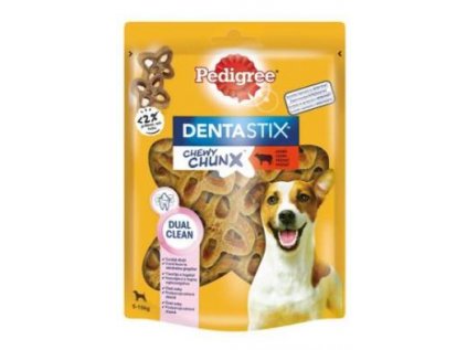 Pedigree Pochoutka Denta Stix Chewy Chunx hovězí MINI 68g