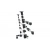 Automříž do kufru pro psa š.105-172cm / v. 46-60cm stříbrná