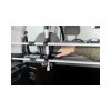 Automříž do kufru pro psa š.105-172cm / v. 46-60cm stříbrná