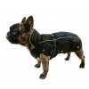 Obleček ROUEN černý 2v1 Buldoček, Buldog, Mops M 48cm