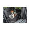 Autosedačka DOUBLE pro dva malé psy 80×28x39 kapsy, černá/šedá