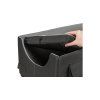 Autosedačka DOUBLE pro dva malé psy 80×28x39 kapsy, černá/šedá