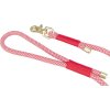 Soft Rope kulaté vodítko lano vypouštěcí karabina S-XL 1m/1cm červená/krémová