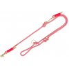 Soft Rope přepínací kulaté vodítko lano S-XL 2m/1cm červená/krémová