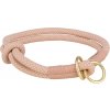 Soft Rope kulatý polostahovací obojek M 45cm/1cm růžová/světle růžová