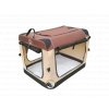 petbox beige zesileny nylon prepravka pes