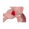 Dog VALENTINE plyšový pes 28 cm Růžová
