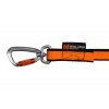 Vodítko s amortizérem Non-stop Bungee Leash - tažný popruh 2,8m oranžová