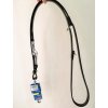 Vodítko kožené přepínací ACTIVE M-L 2m/1,8cm ČERNÁ