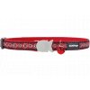 Obojek pro kočku RED DINGO 20-32cm/12mm Cosmos Red