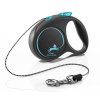 flexi voditko samonavijeci design black blue xs lanko pro psa