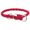 Obojek CAVO DOUBLE kulatý polostahovák 52-60cm/18mm RED