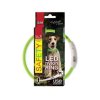 obojek usb svitici pro psa nylon zeleny