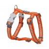 postroj bones oranzovy reflexni red dingo kosticky pes
