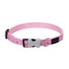 Obojek Red Dingo  30-47cm/20mm Breezy Love Pink