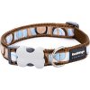 Obojek Red Dingo 24-37cm/15mm Circadelic Brown