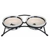 Set 2 keramické misky + stojánek 2 x 2,6 l/25 cm