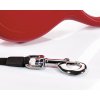 Vodítko FLEXI Classic NEW M 8m/20kg Lanko červená