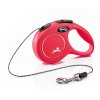 Vodítko FLEXI Classic NEW S 8m/12kg Lanko červená